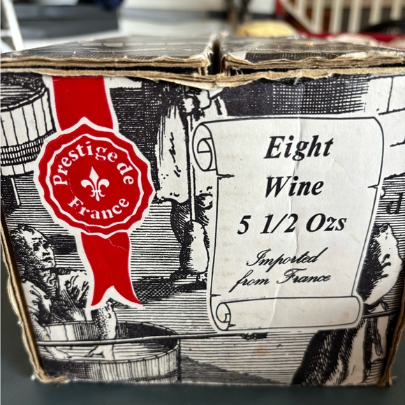 JG DURAND Prestige De France Stemmed Wine Glasses Set of 8 - Picture 1 of 8